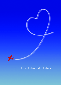 Heart Shaped Jet Stream Line Theme Line Store