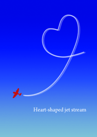 Heart-shaped jet stream