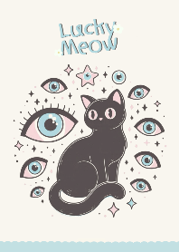Somehoww : LUCKY MEOW x EVIL EYE (Sky)