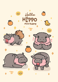 Moo dueng baby hippo : minimal