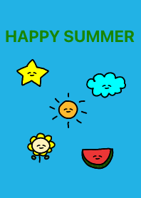 HAPPY_SUMMER (blue green)