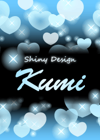 Kumi-Name-Light blue Heart