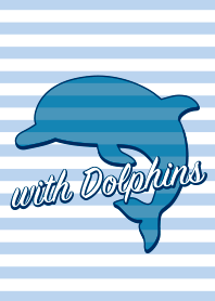 with Dolphins "horizontal stripes"