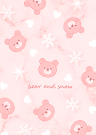クマと雪とハート♥レッド15_2