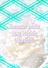 Summer white rose Whitin Narihira