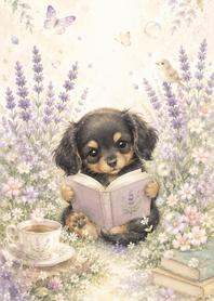 Cute Chiweenie Garden Theme