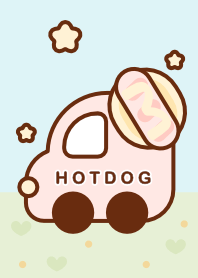 Cute pastel hotdog shop 27