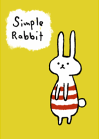Simple and cute rabbit2.