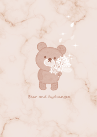Hydrangea, bear, drop, pinkbrown04_2