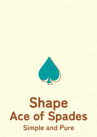 Shape spades  Peacock Blue