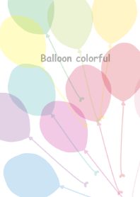 Balloon colorful