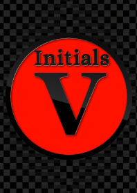 Good fortune Initials 9 "V"