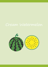 Cream watermelon on MG