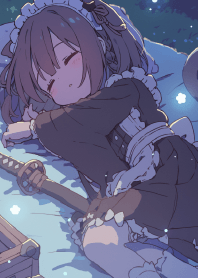 貓娘女僕的睡顏