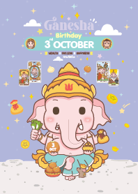 Ganesha x October 3 Birthday