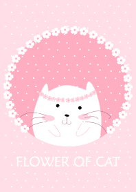 Simple Flower and Cat