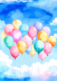 Balloons in the blue sky! Vol.1