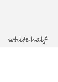 white half