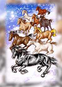 Ninehorses of God that power up all luck