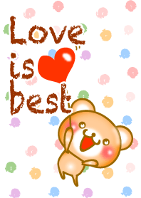 LOVE is BEST くま