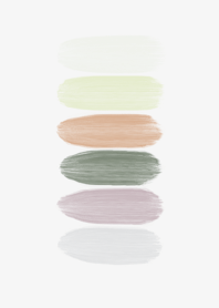 Colour Palette *pale green orange