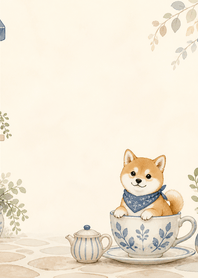 柴犬靛藍茶杯巷