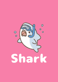 Fluffy Shark Summer Pink 01