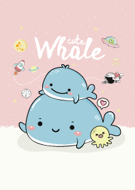 Whale Cute Pink