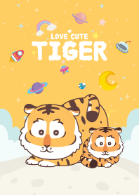 เจ้าเสือ ตัวกลม น่ารัก สีเหลือง