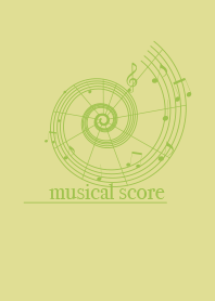 musicalscore Melon YEL