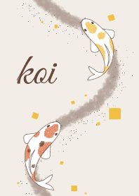 Fish 001-2 (Nishikigoi/Light Brown)