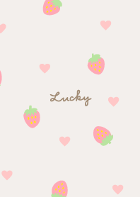 pink strawberry heart22 from Japan