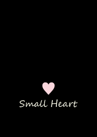 Small Heart *Black+Pink 3*