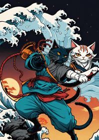 Lautan Kucing Ukiyo-e 57