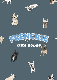 frenchie7 - dark steel blue