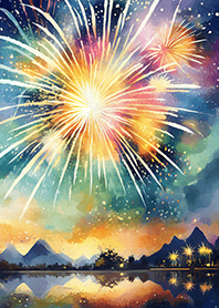 Beautiful Fireworks Theme#208