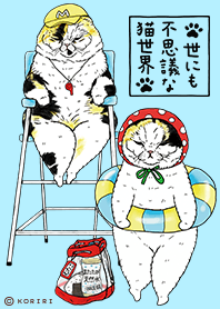 世にも不思議な猫世界～夏の市民プール編～