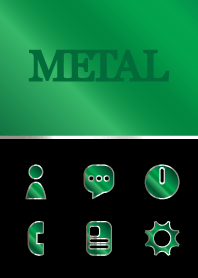 綠色鋁金屬主題