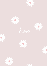 シンプル可愛い♪3デイジーの花