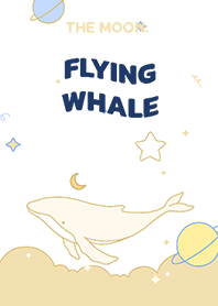 the moon: flying whale