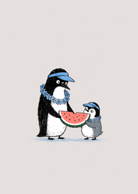 Sharing a Watermelon 1