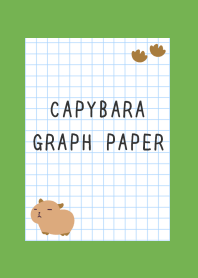 CAPYBARA GRAPH PAPER-GREEN-YELLOW