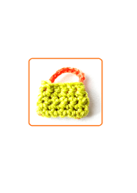 knitted bag -yellowgreen color-003