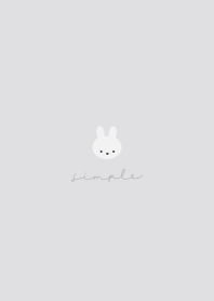 SIMPLE RABBIT - Gray -