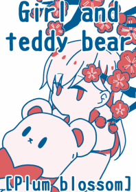 Gadis dan boneka beruang [Plum blossom]