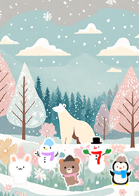 Kawaii scandinavian style(Winter-756)