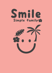 Smile & tropical Deep shell pink