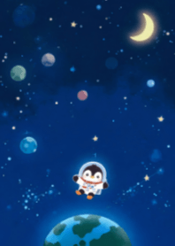 Little Penquin Astronaut