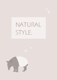 Natural style (Tapir-beige)