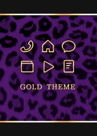 GOLD x PANTHER PATTERN  - 01 F-27